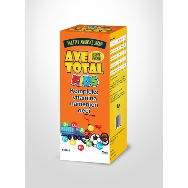 AVE TOTAL KIDS SIRUP - Online Apoteka AVE TOTAL KIDS SIRUP